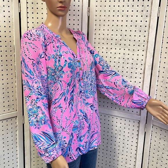 Lilli Pulitzer silk - Picture 2 of 9